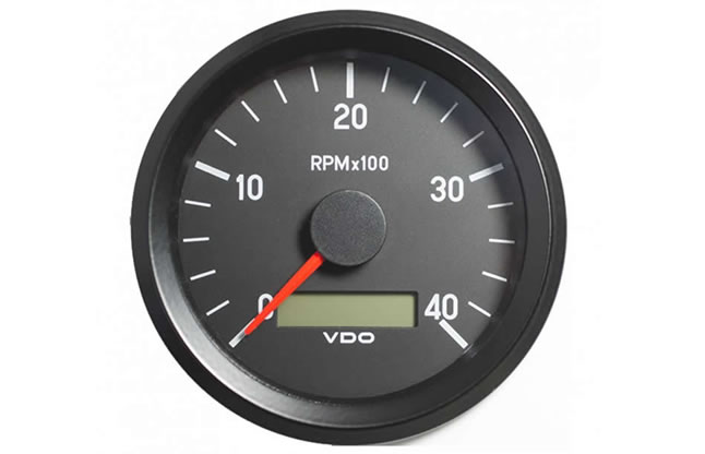 Tachometer 4000 RPM Gauge